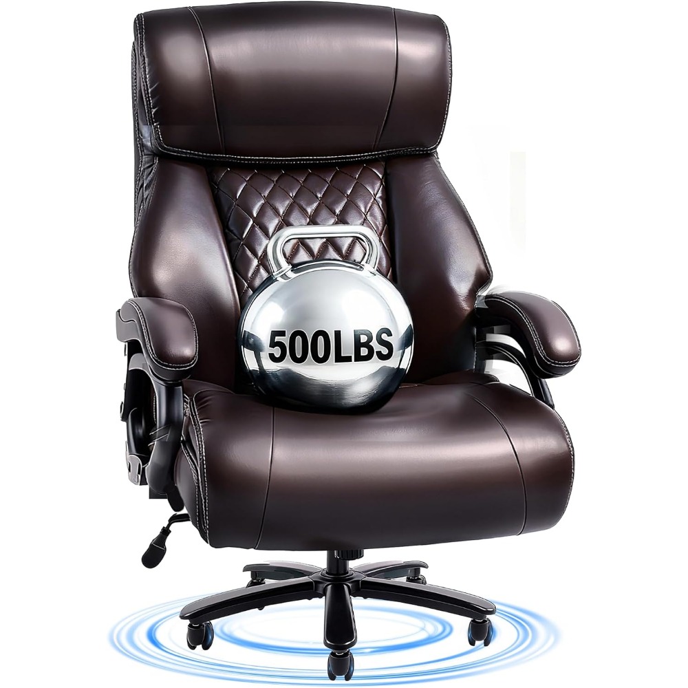 High-Capacity Office Chair for - Leather Works recension och pris