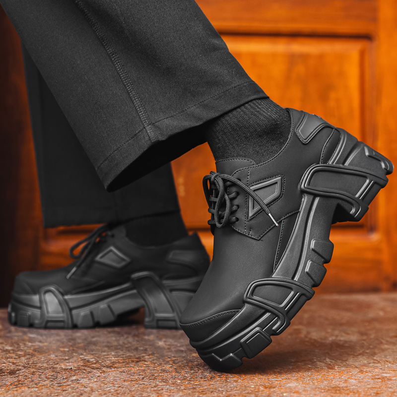 Men Platform Leather Shoes For - Leather Work Oxfords recension och pris
