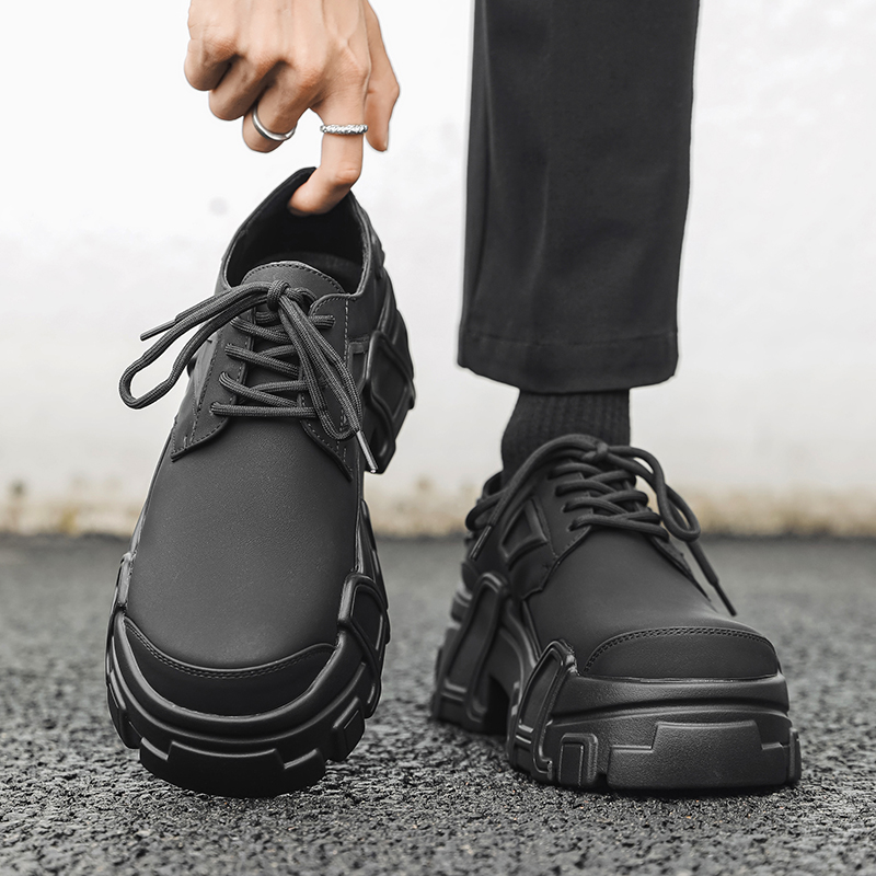 Men Platform Leather Shoes For - Leather Work Oxfords recension och pris