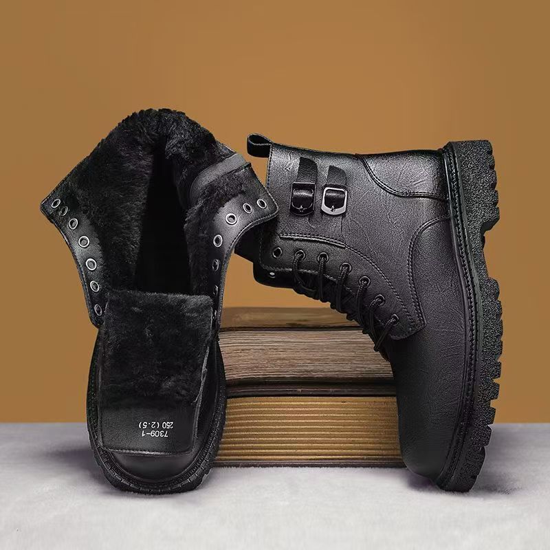 Men Autumn Winter Big Size Gen - Leatherwork Boots recension och pris