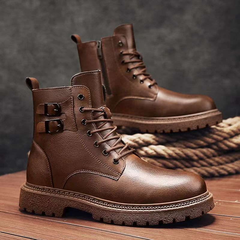 Men Autumn Winter Big Size Gen - Leatherwork Boots recension och pris
