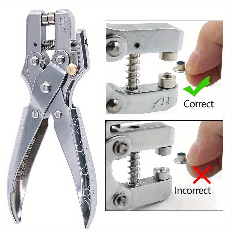 101Pcs Dual-Purpose Tool Gromm - Leatherwork Hand Press recension och pris