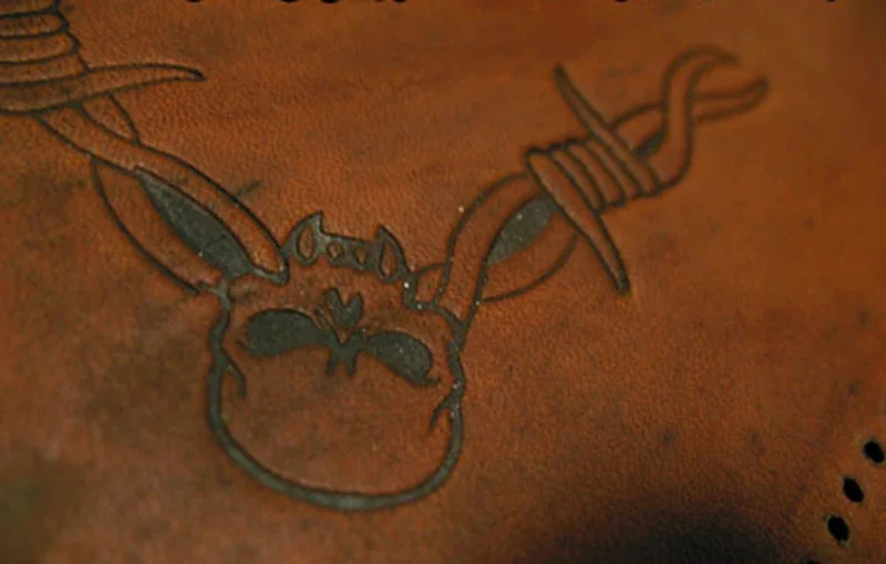 5pcs Thorns and skull pattern  - Leatherwork Free Patterns recension och pris