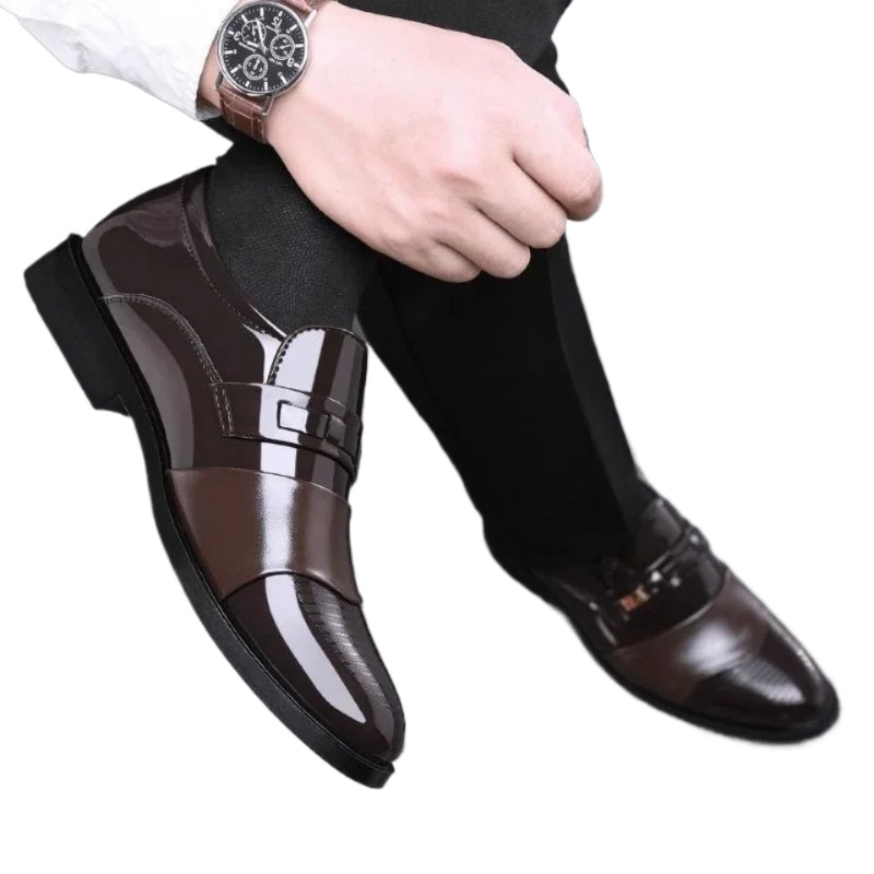 Men's Dress Leather Shoes for  - Leather Work Oxfords recension och pris