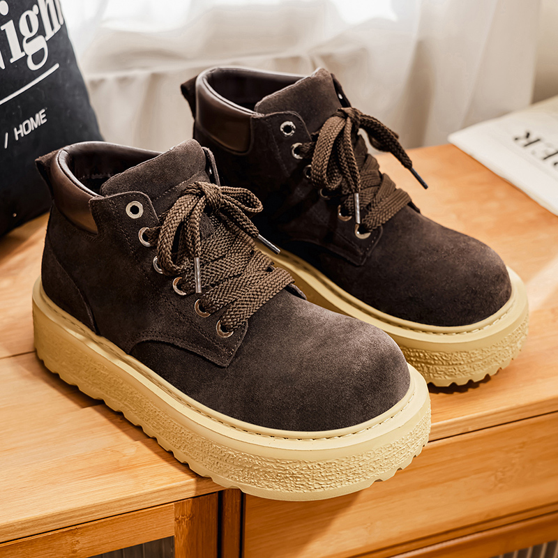 Men's high-quality suede horse - Leatherwork Boots recension och pris