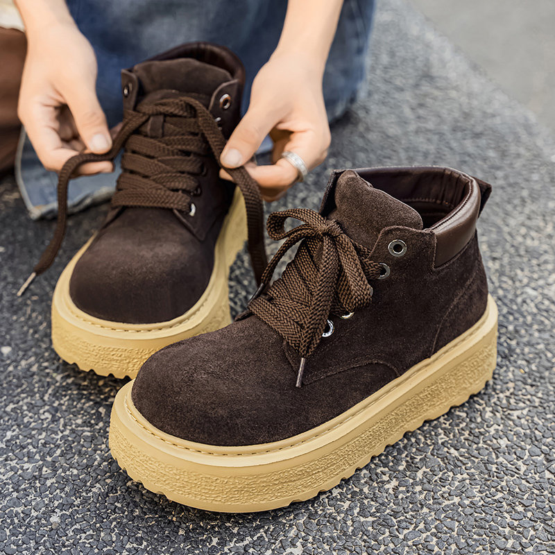 Men's high-quality suede horse - Leatherwork Boots recension och pris