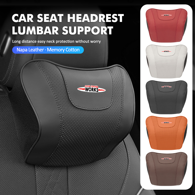 For MINI Car Headrest Lumbar S - Leather Work For Car recension och pris