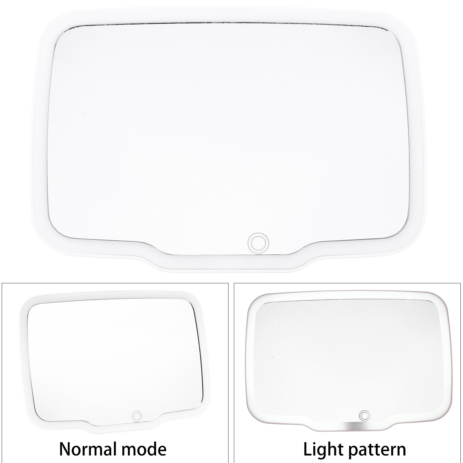 1Pcs LED Car Mirror Makeup Van - Leather Work For Car recension och pris
