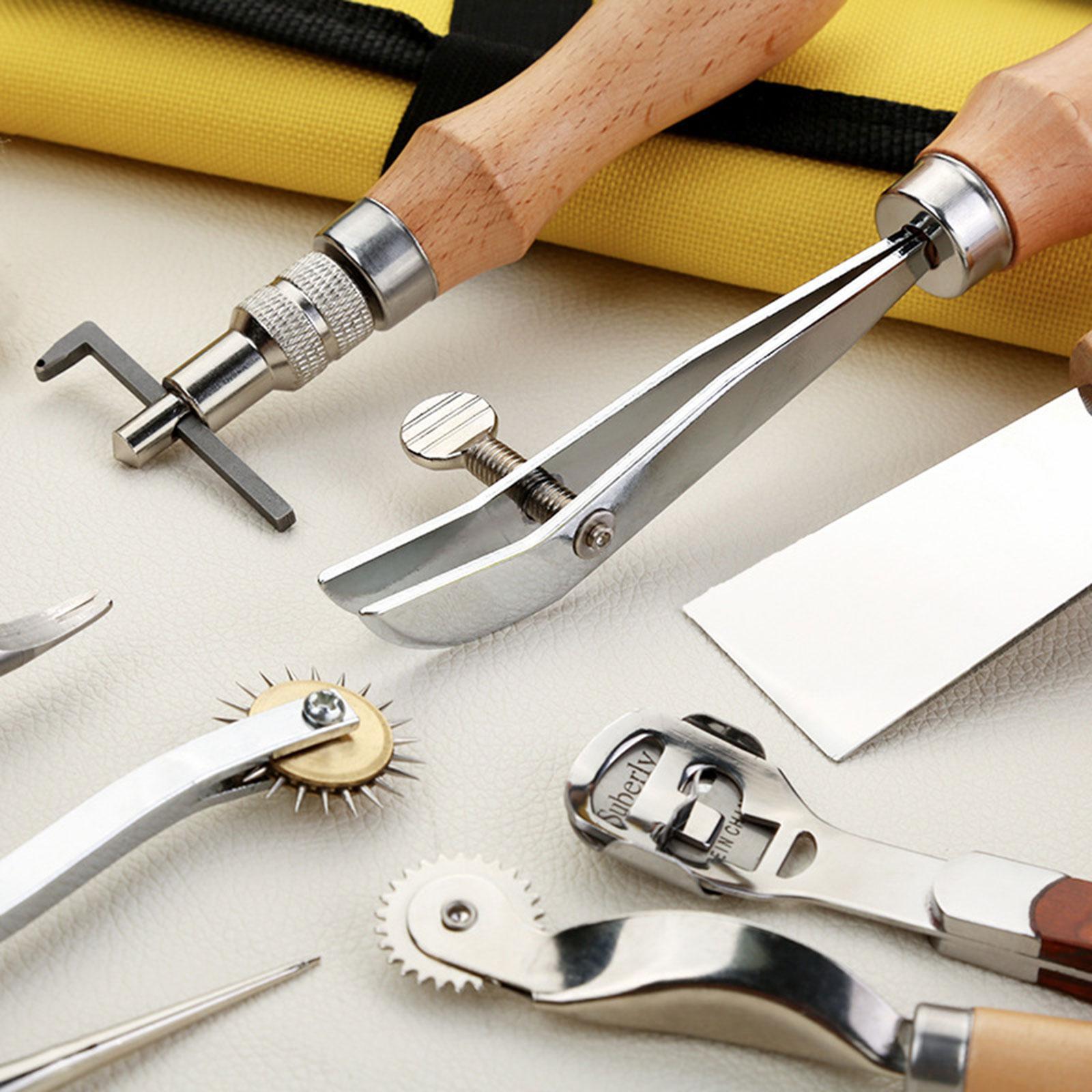 29x PU Leather Working Kit Equ - Leatherwork Beginner Tools recension och pris