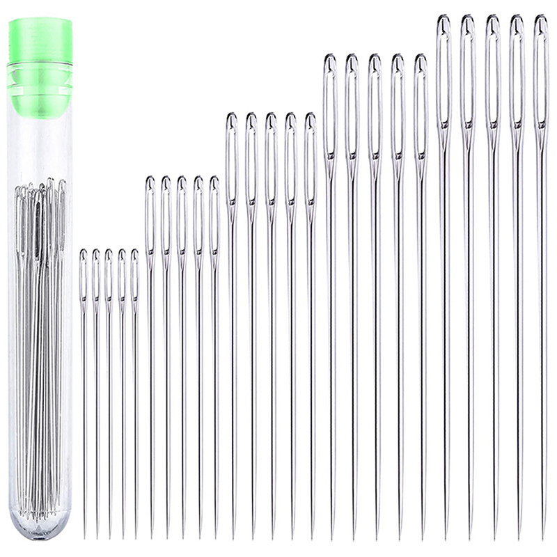 25 Pcs Large Eye Stitching Nee - Leatherwork Needles recension och pris