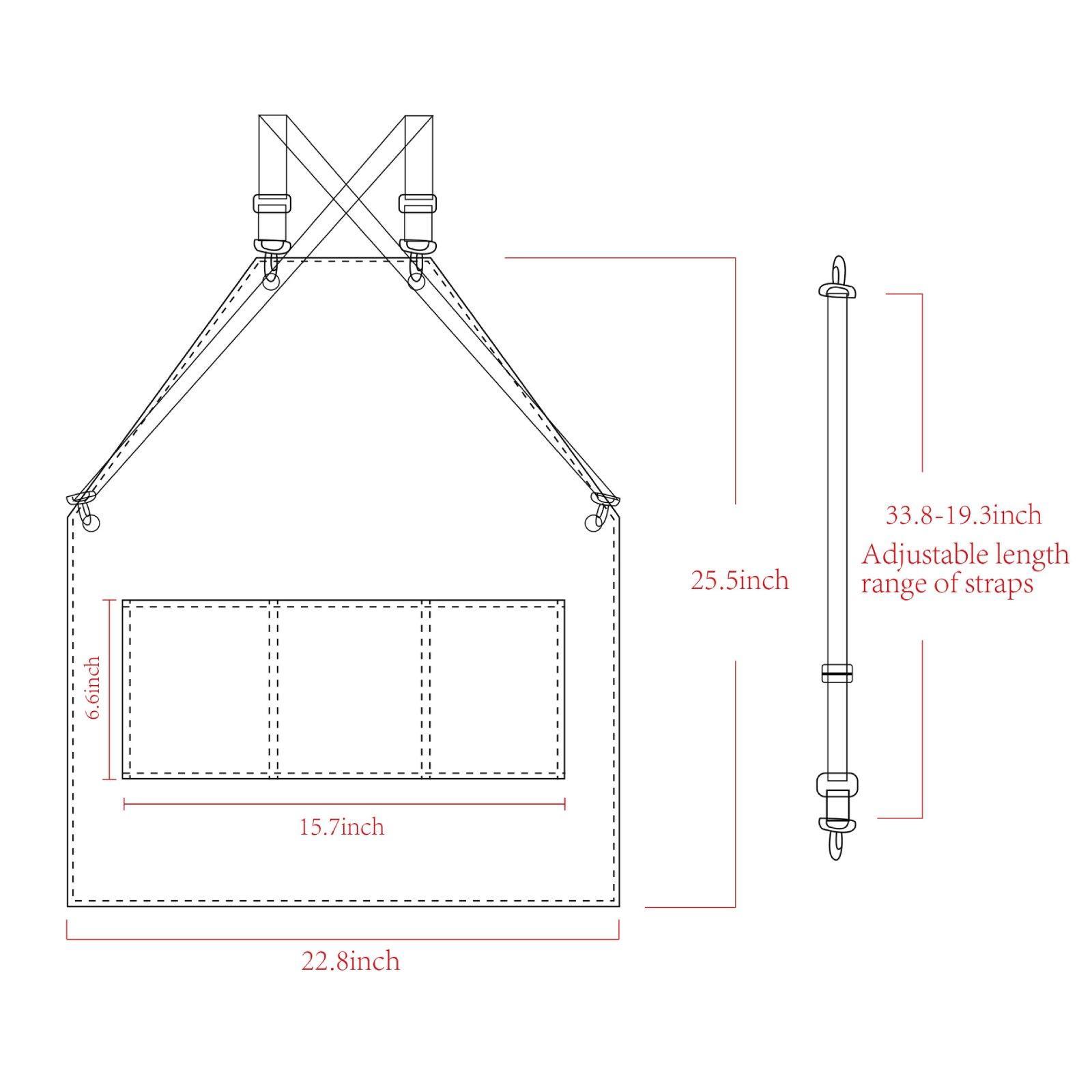Faux Leather Apron Fashionable - Leatherwork Apron recension och pris