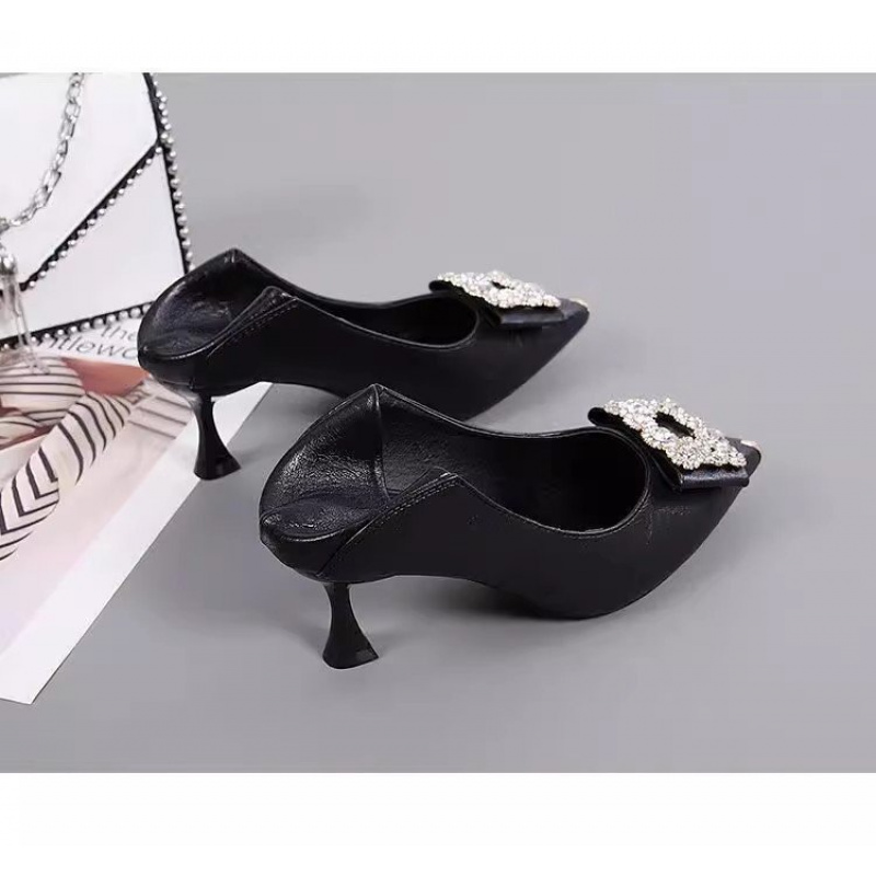 Women Sexy High Heels Classic  - Leather Work Dress recension och pris