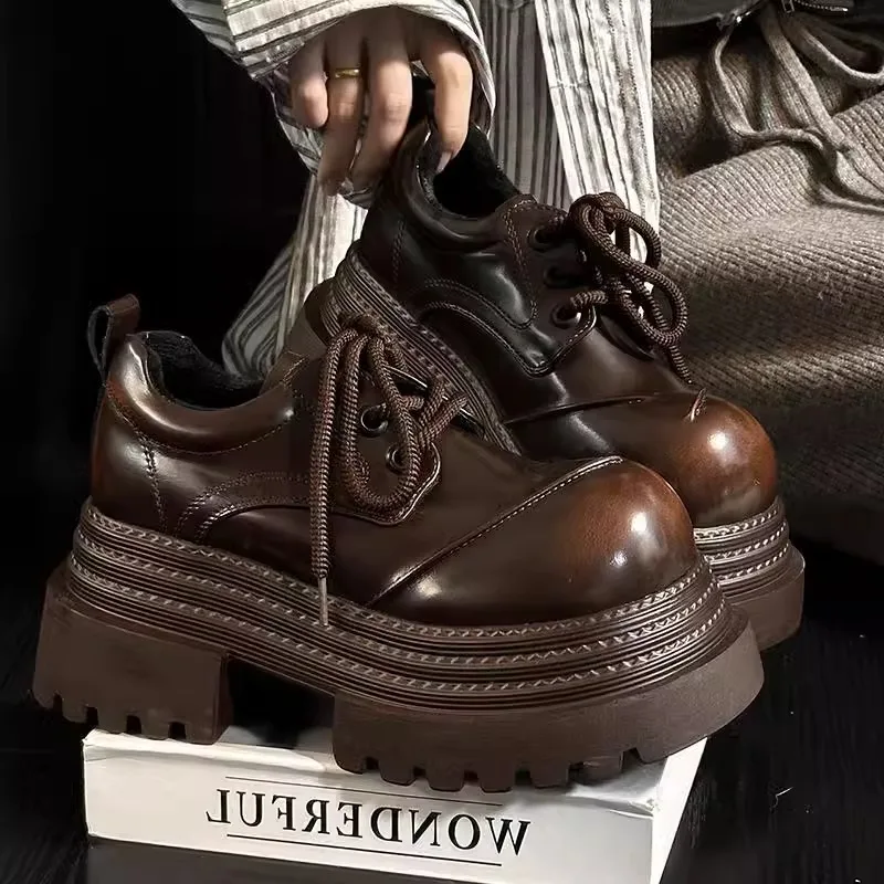Women Retro Loafers 2025 Sprin - Leather Work Oxfords recension och pris