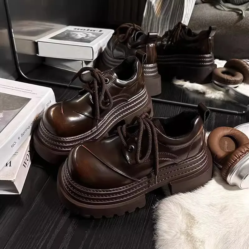 Women Retro Loafers 2025 Sprin - Leather Work Oxfords recension och pris