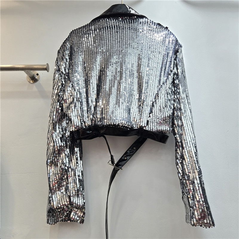 Heavy Work Sequins Short Jacke - Leather Work Jacket Women'S recension och pris